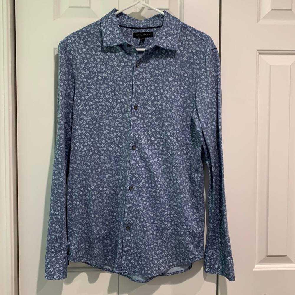 Men’s Banana Republic Lightweight Floral Button Down